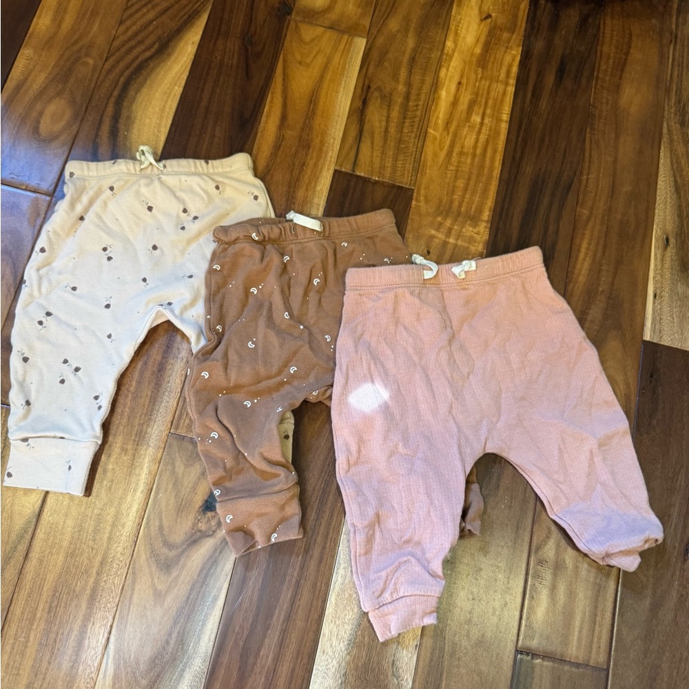 Quincy Mae Organic Cotton Baby Pants Set
